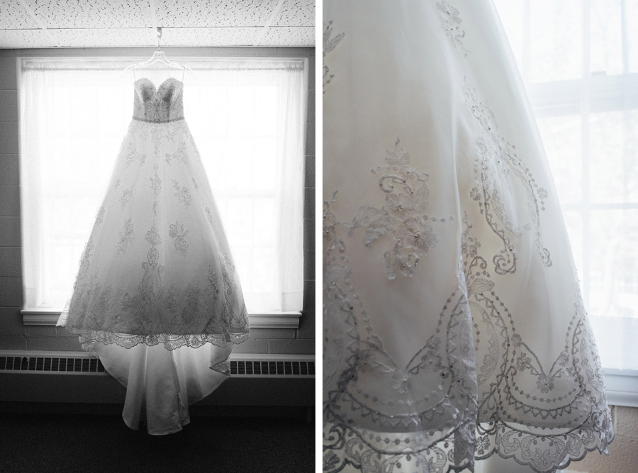 Rochester wedding photographer - wedding dress