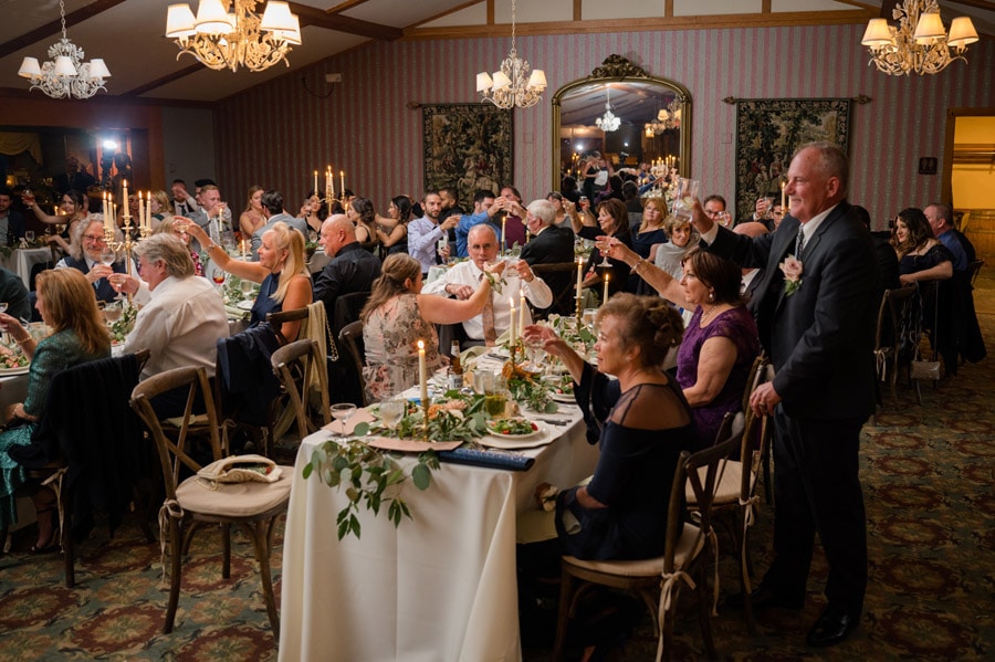 Belhurst Castle, Rochester wedding Venue, Reception guests